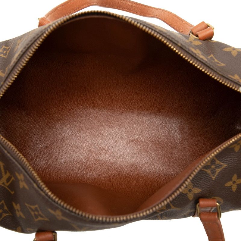 Louis Vuitton Monogram Papillon 30 Handbag Brown Leather — view 4