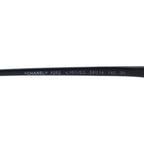 Chanel Pearl Code Butterfly Frame Sunglasses Black 59 Eyewear — view 6