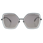 Chanel Pearl Code Butterfly Frame Sunglasses Black 59 Eyewear — view 3