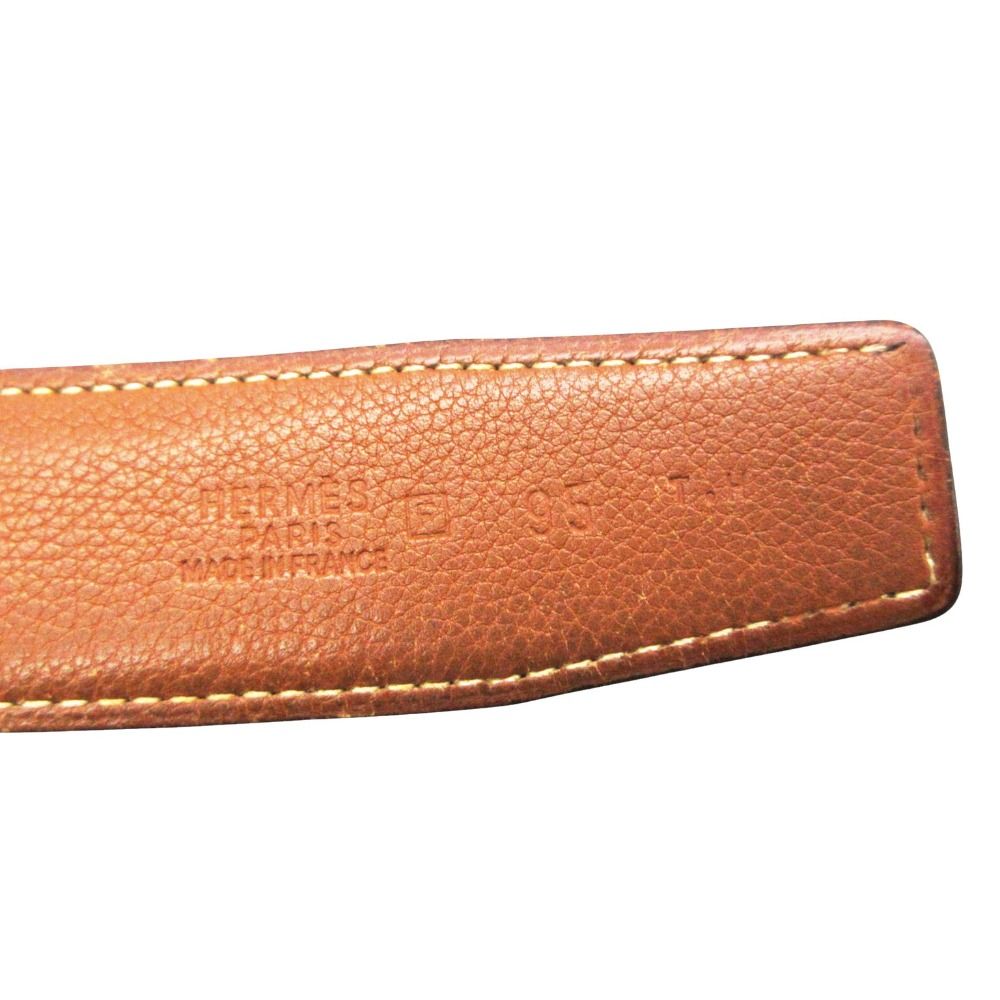 Hermes Belt Constance Reversible Logo Buckle Gold Black 95 — view 6