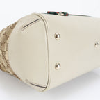 Gucci GG Canvas Sherry Mayfair Leather 2-Way Shoulder Bag Crossbody Tote — view 5