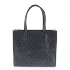 Dior Safari Leather Tote Bag Shoulder Business Document Black — view 3