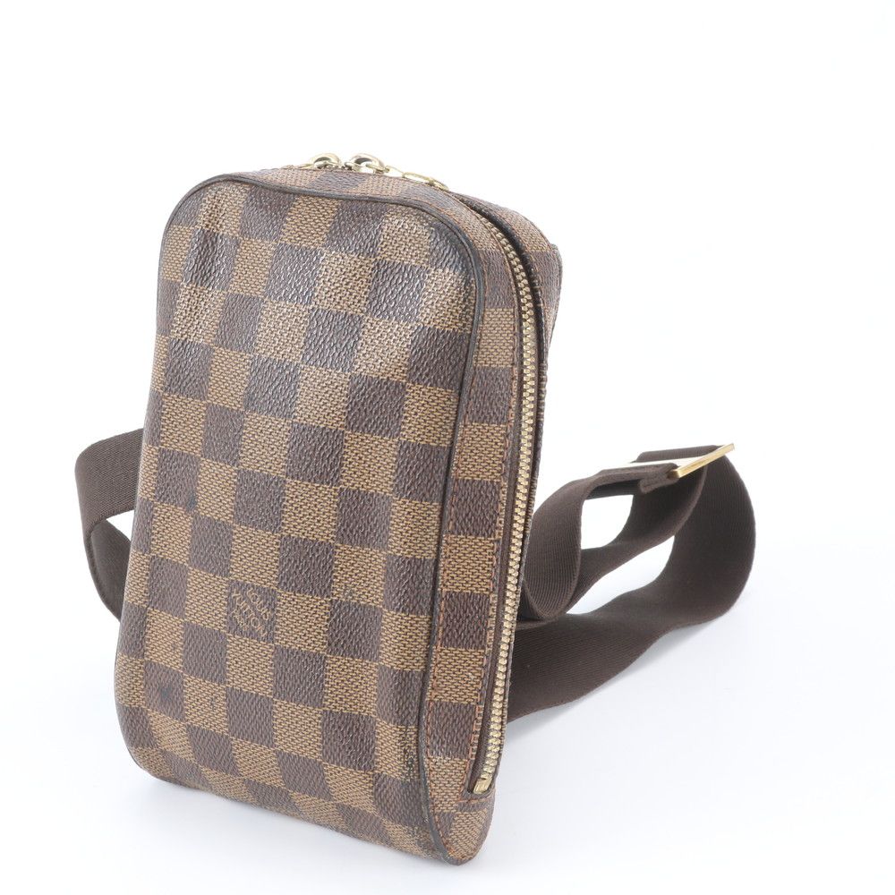 Louis Vuitton Damier Geronimos Leather 2-Way Belt Bag Crossbody Waist Pouch