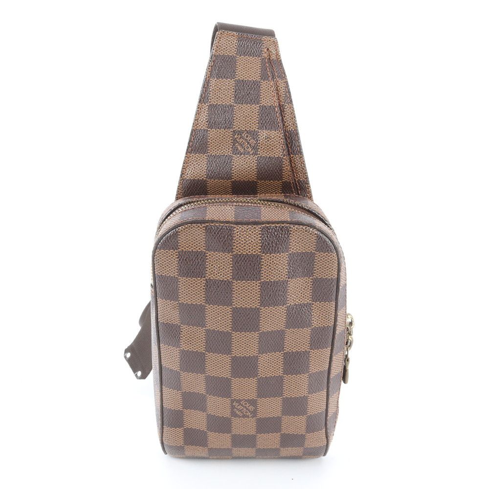 Louis Vuitton Damier Geronimos Leather Belt Bag Crossbody Waist Pouch Shoulder