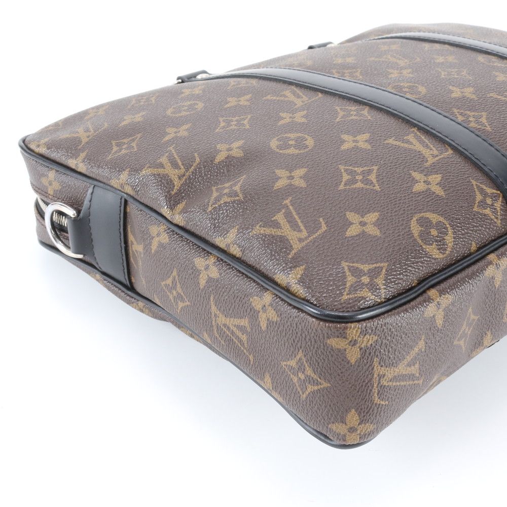 Louis Vuitton Monogram Macassar Porte Document Voyage Pdv Business Bag — view 6