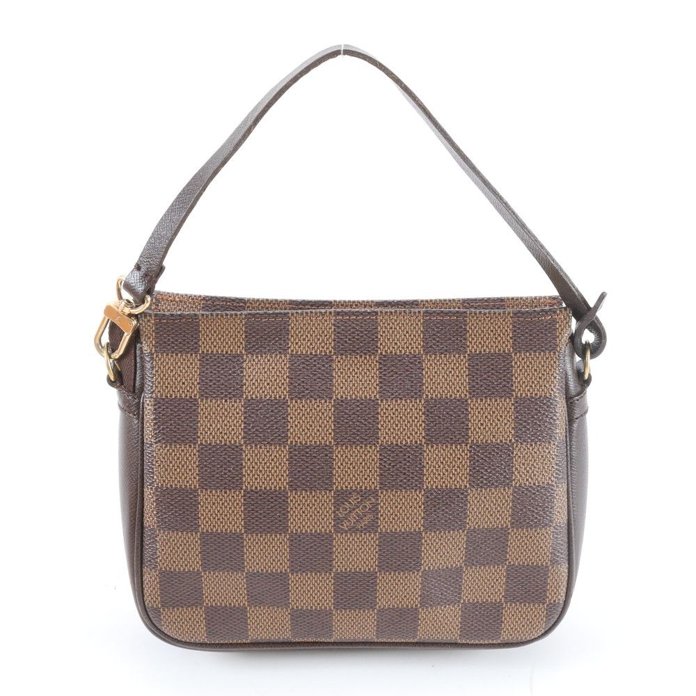 Louis Vuitton Damier Trousse Makeup Leather Handbag Tote Bag — view 3