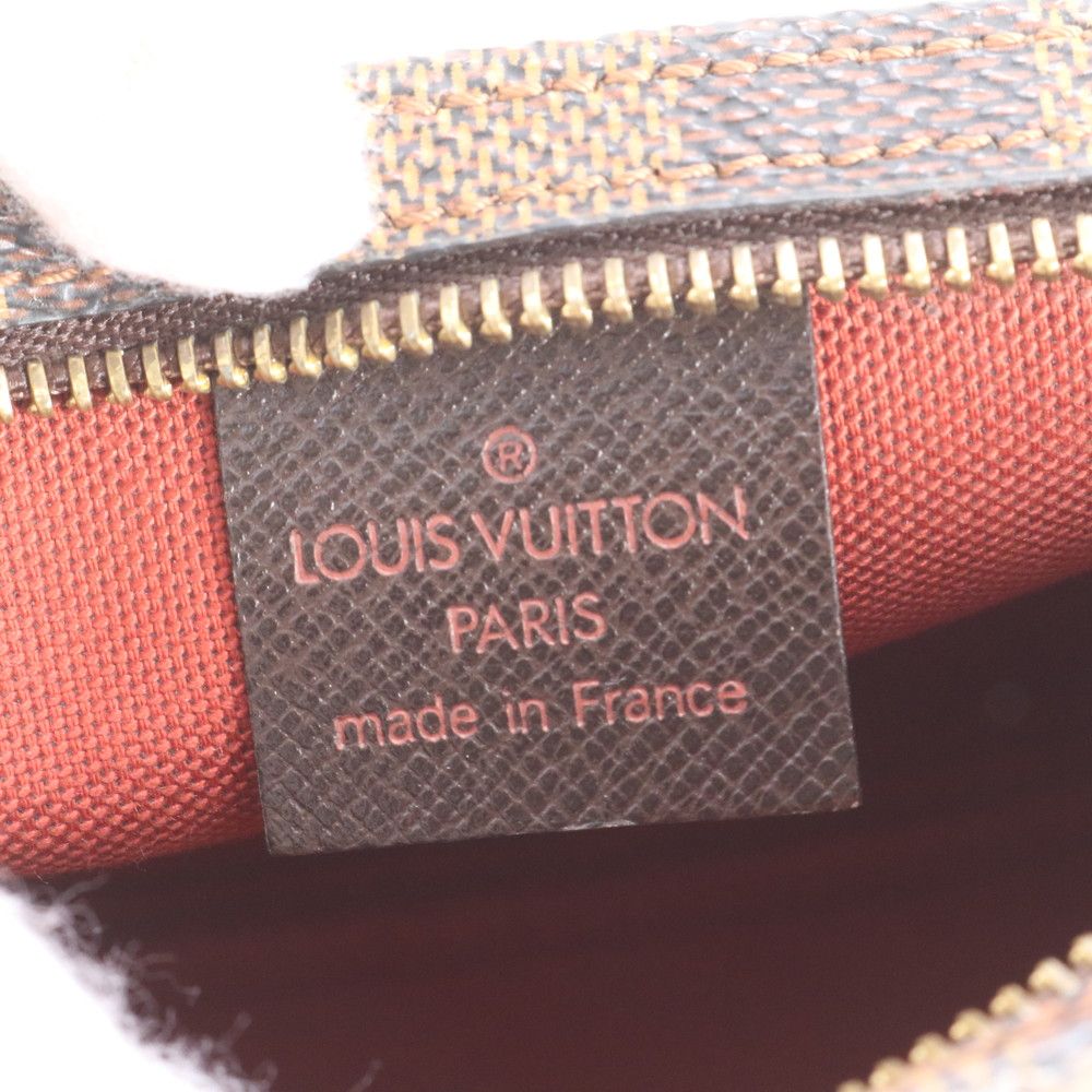 Louis Vuitton Damier Trousse Makeup Leather Handbag Tote Bag — view 8