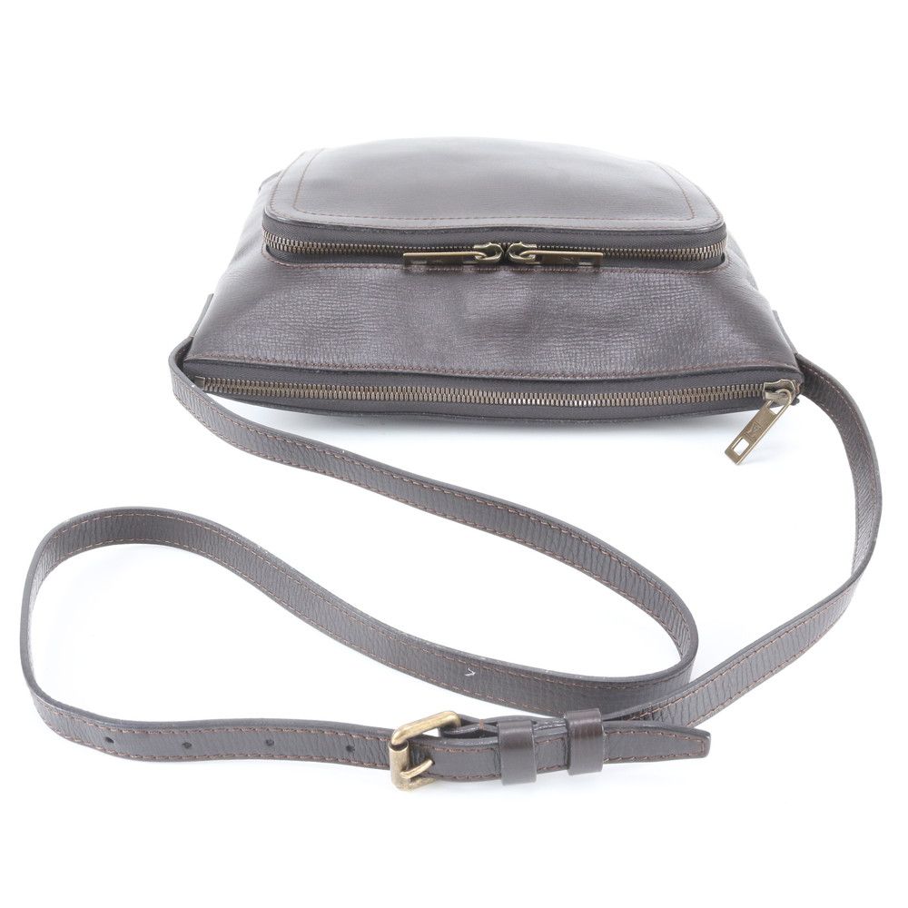 Louis Vuitton Utah Sac Plat Leather Shoulder Bag Messenger Brown — view 2