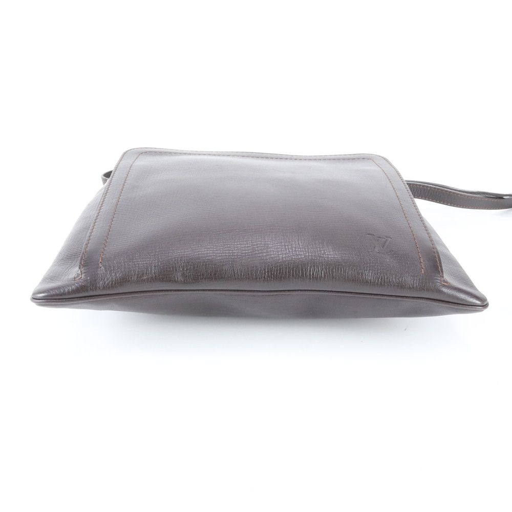 Louis Vuitton Utah Sac Plat Leather Shoulder Bag Messenger Brown — view 5
