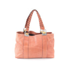 Gucci Bamboo Braided Handle Leather Tote Shoulder Hand Bag — view 3