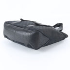 Gucci GG Canvas Leather Tote Bag Shoulder Business Document Black — view 4