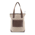 Gucci GG Canvas 019 Leather Tote Bag Shoulder Business Document