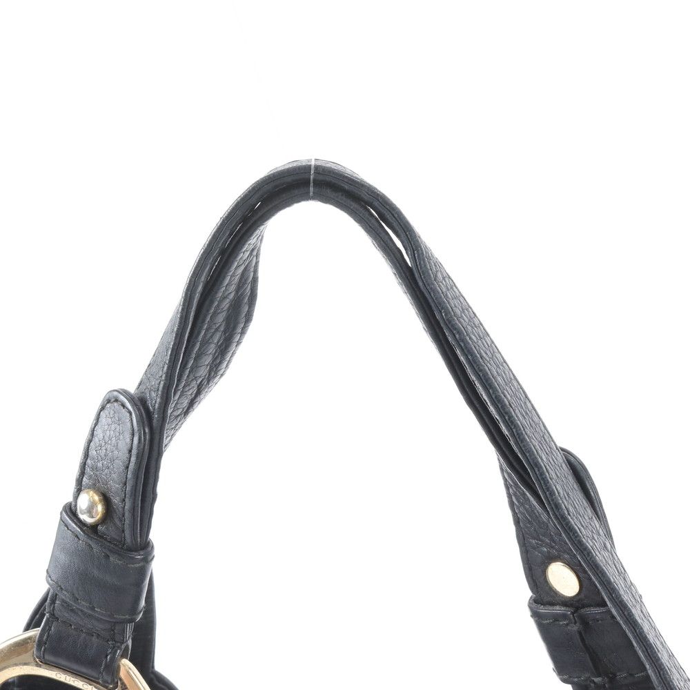 Gucci Greenwich Leather Tote Bag Shoulder Hand Black — view 2
