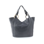 Gucci Greenwich Leather Tote Bag Shoulder Hand Black