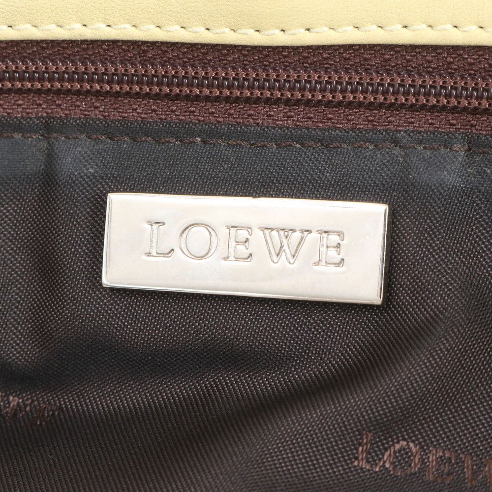 Loewe Leather Tote Shoulder Hand Bag — view 8