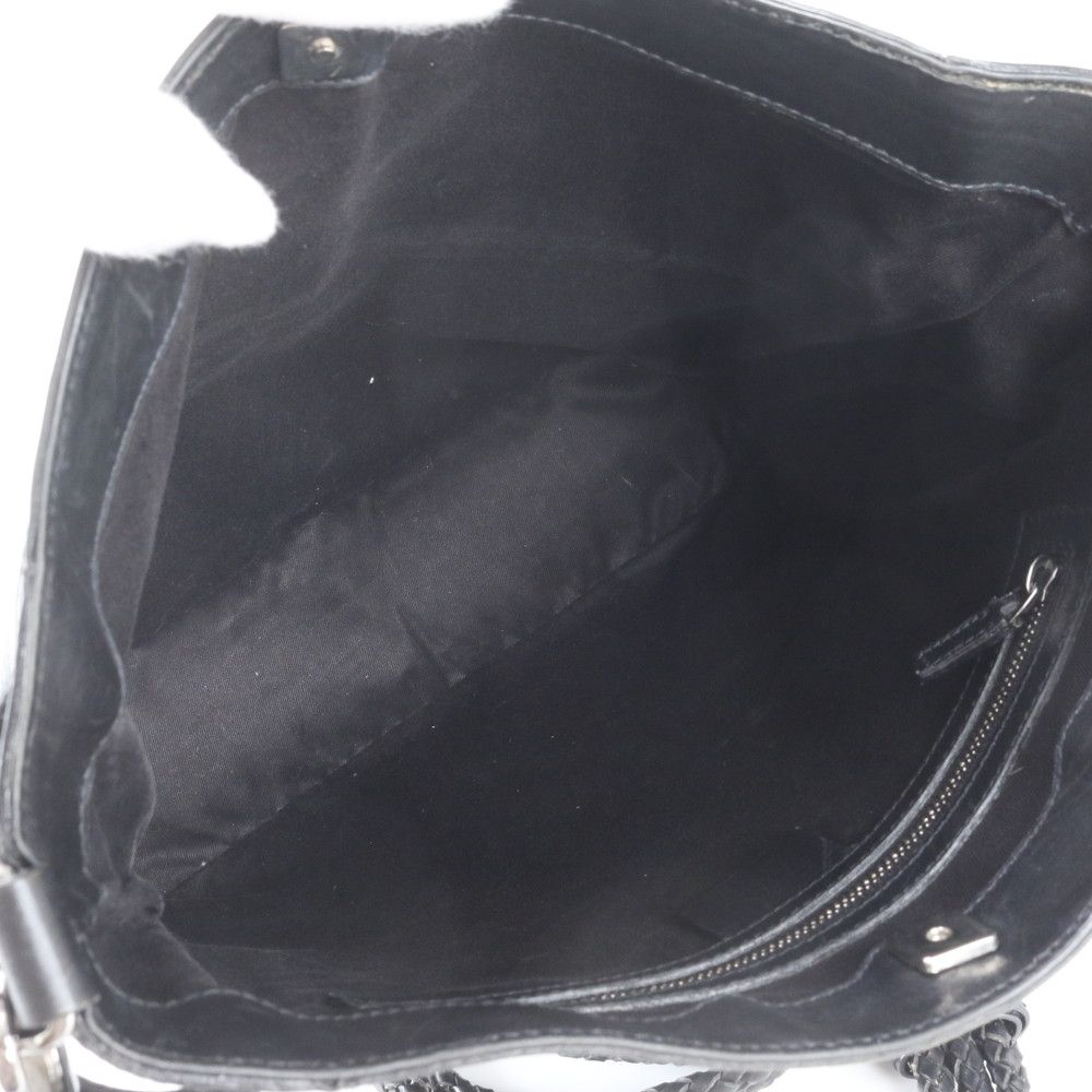 Gucci GG Canvas Leather Shoulder Bag Crossbody Messenger Black — view 7