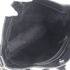 Gucci GG Canvas Leather Shoulder Bag Crossbody Messenger Black — view 7