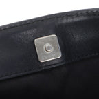 Gucci GG Canvas Leather Shoulder Bag Crossbody Messenger Black — view 8