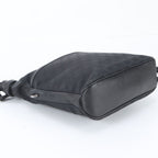 Gucci GG Canvas Leather Shoulder Bag Crossbody Messenger Black — view 5