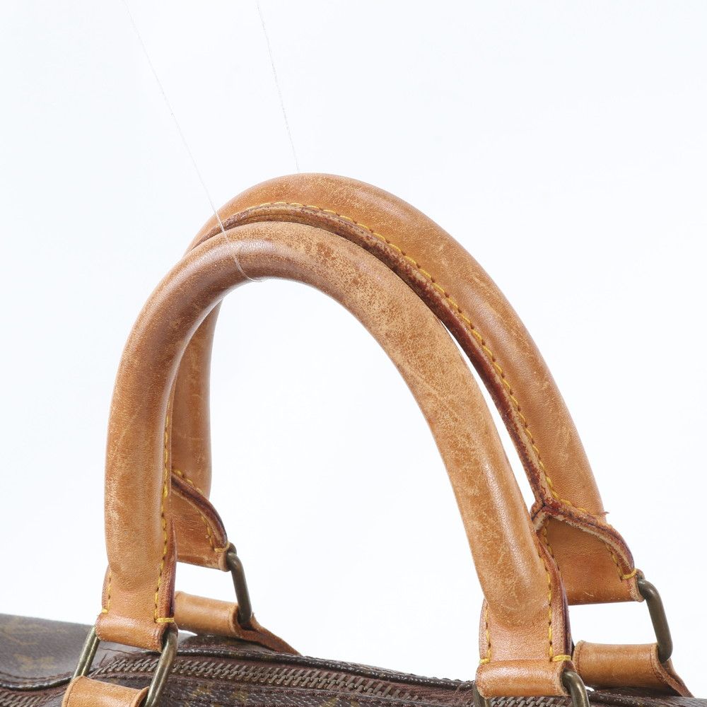 Louis Vuitton Monogram Keepall 55 Leather Boston Bag Tote Carry — view 2