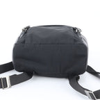 Gucci 003 Leather Nylon Backpack Shoulder Bag Black — view 6