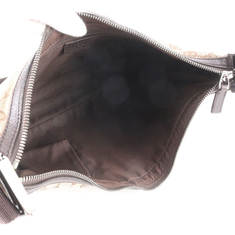 Gucci GG Canvas Leather Shoulder Bag Crossbody Messenger — view 7