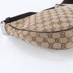 Gucci GG Canvas Leather Shoulder Bag Crossbody Messenger — view 6