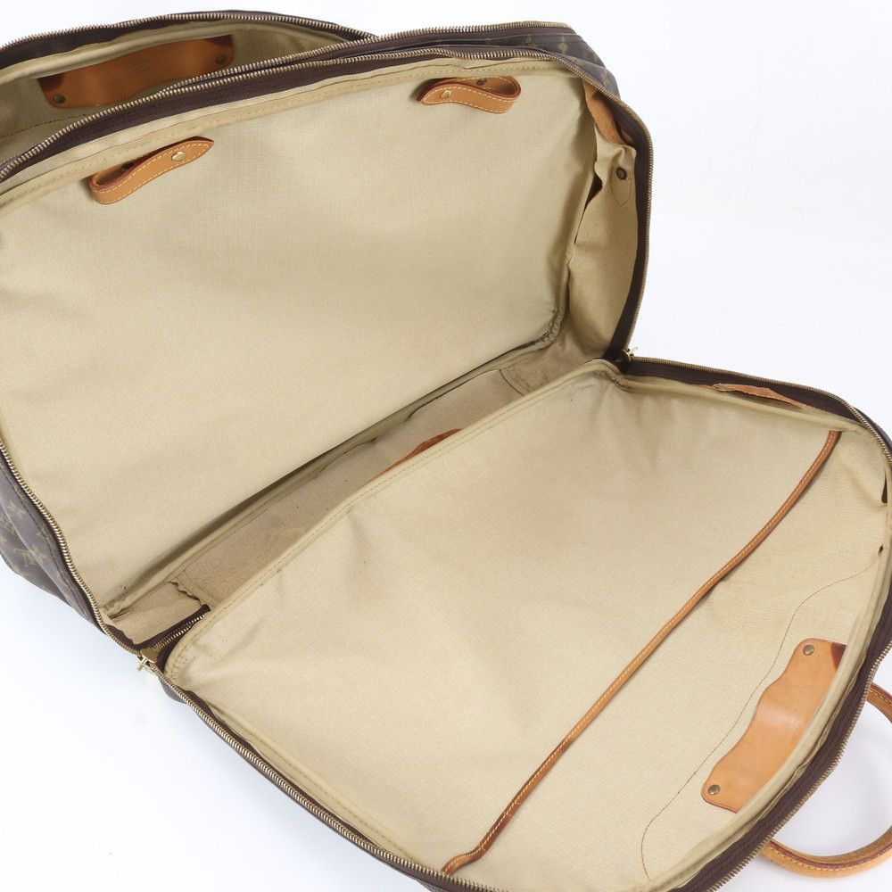 Louis Vuitton Monogram Alize de Poche Leather Boston Bag Tote Carry — view 8