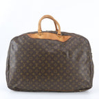 Louis Vuitton Monogram Alize de Poche Leather Boston Bag Tote Carry — view 3