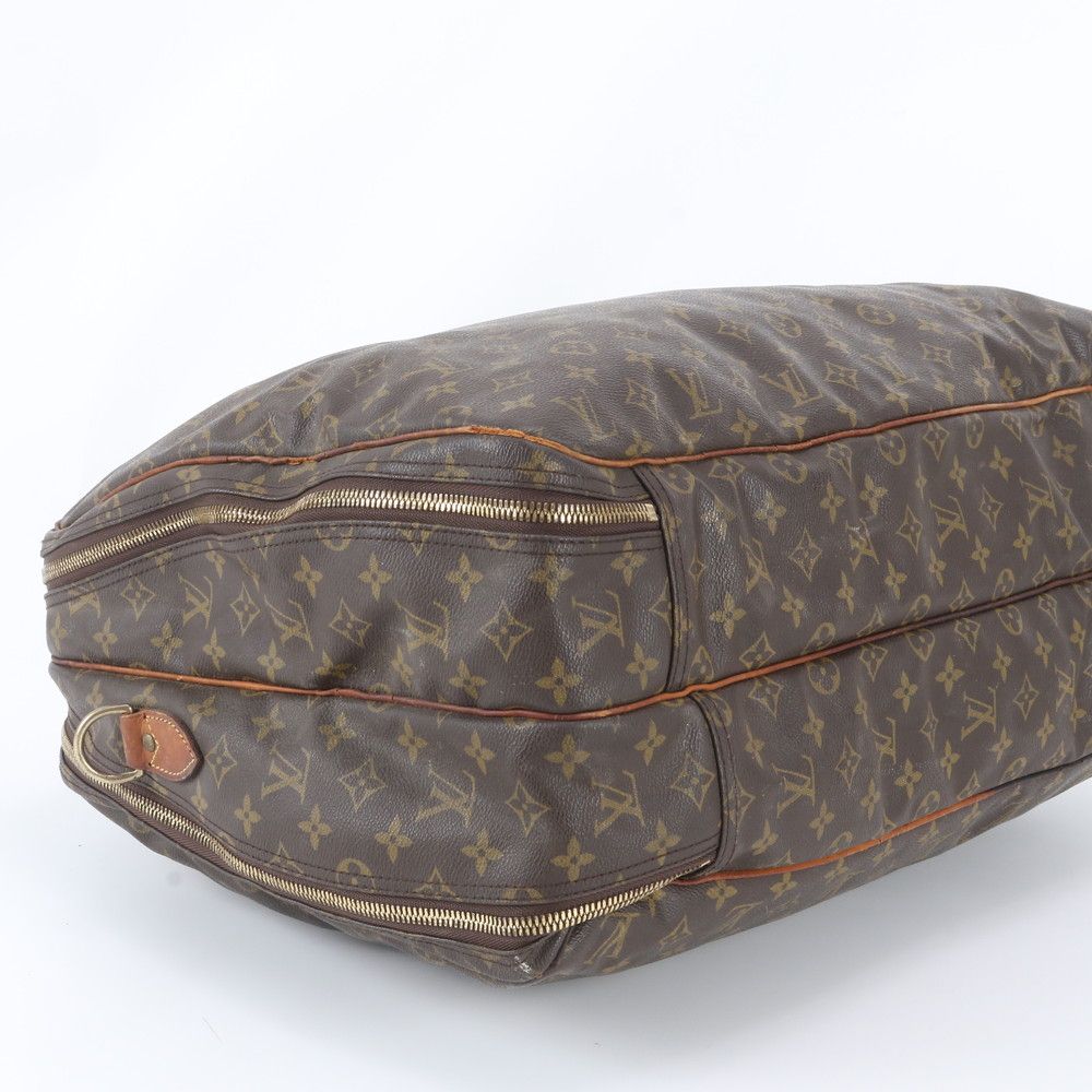 Louis Vuitton Monogram Alize de Poche Leather Boston Bag Tote Carry — view 5