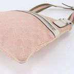 Gucci GG Canvas Sherry Line Leather Shoulder Bag Crossbody — view 4