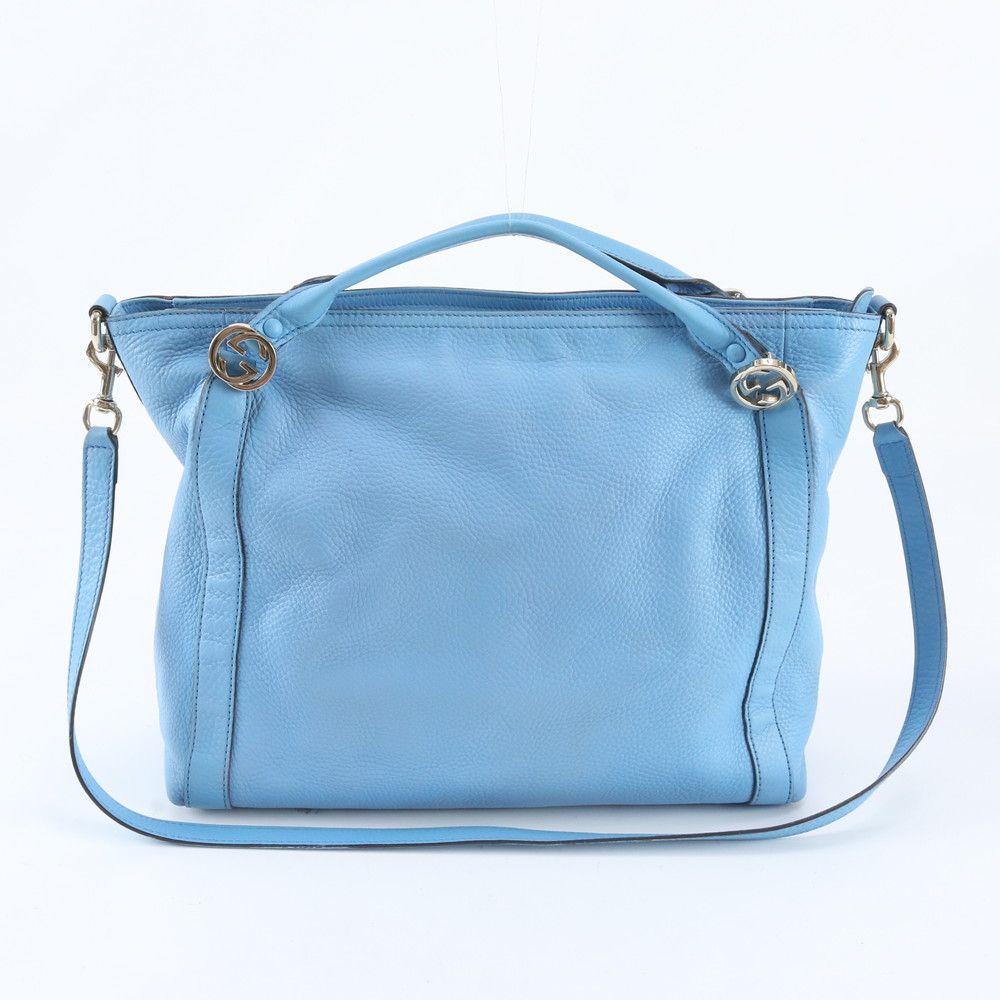 Gucci Miss GG Leather 2-Way Shoulder Bag Crossbody Hand Tote