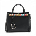 Fendi Petit Toujours Leather 2-Way Handbag Crossbody Shoulder Tote Bag
