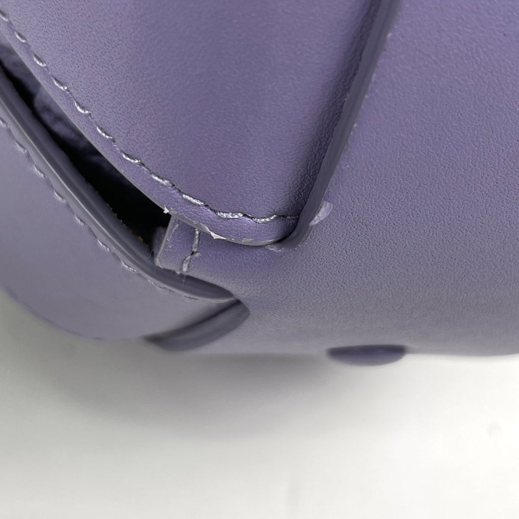 Bottega Veneta the Shell Handbag 2-Way Leather Purple — view 3