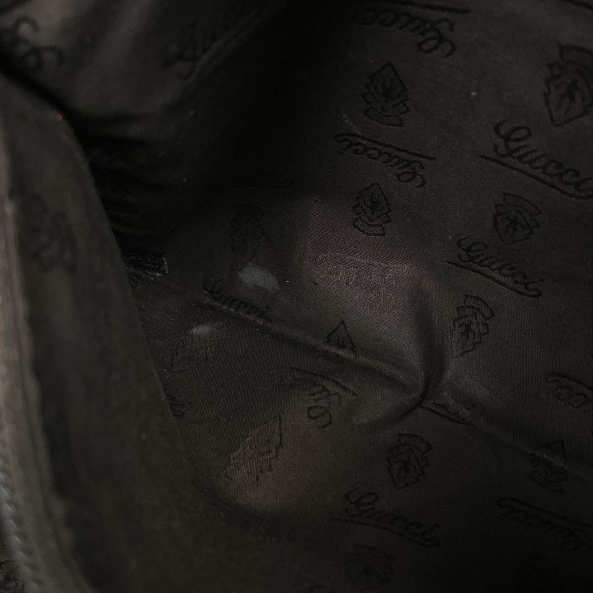 Gucci Tote Bag GG Supreme Pattern Metallic Gold — view 6