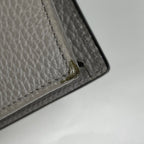 Gucci Wallet Interlocking Chain 2-Way Leather Gray Shoulder Bag — view 3
