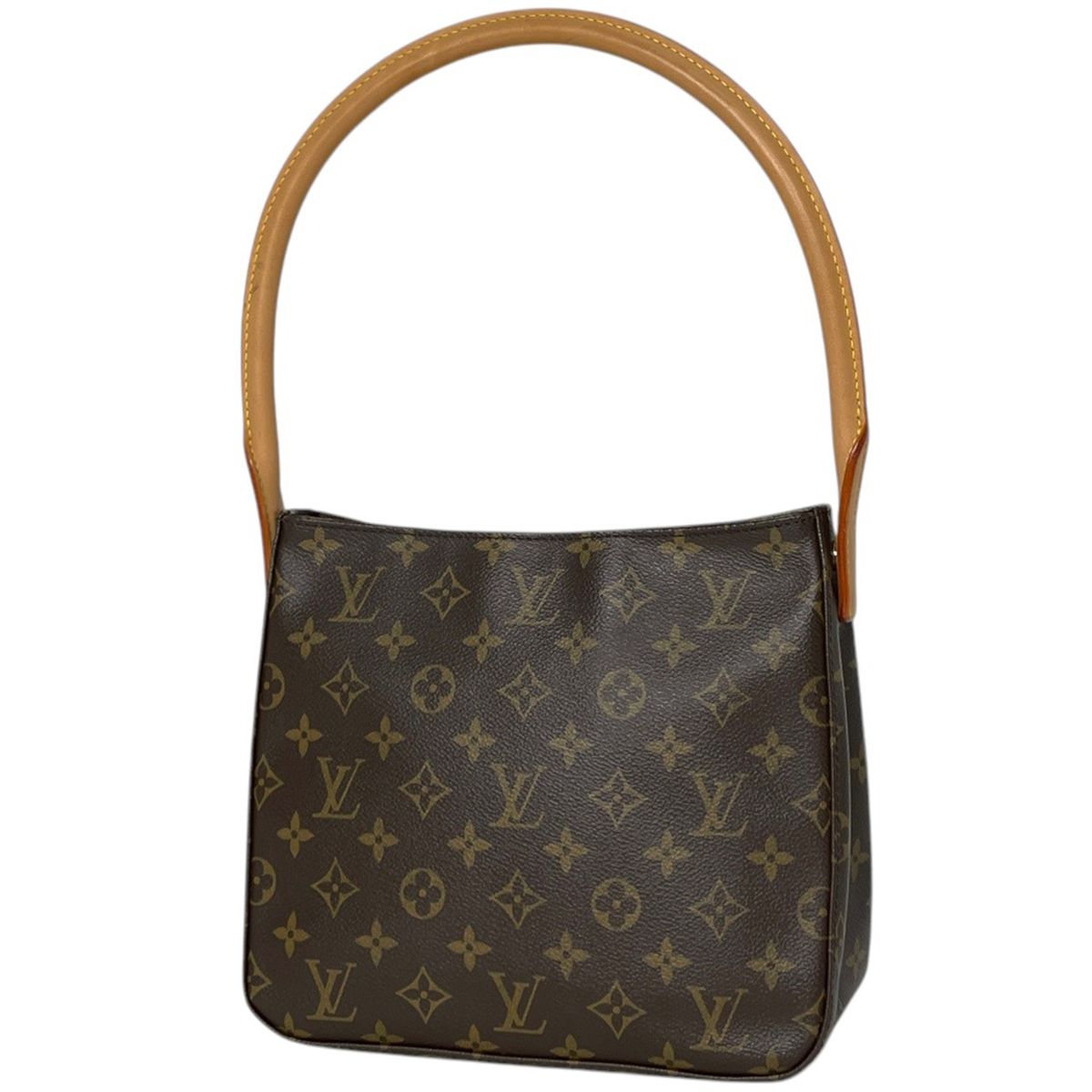 Louis Vuitton Looping MM Shoulder Bag Monogram Brown