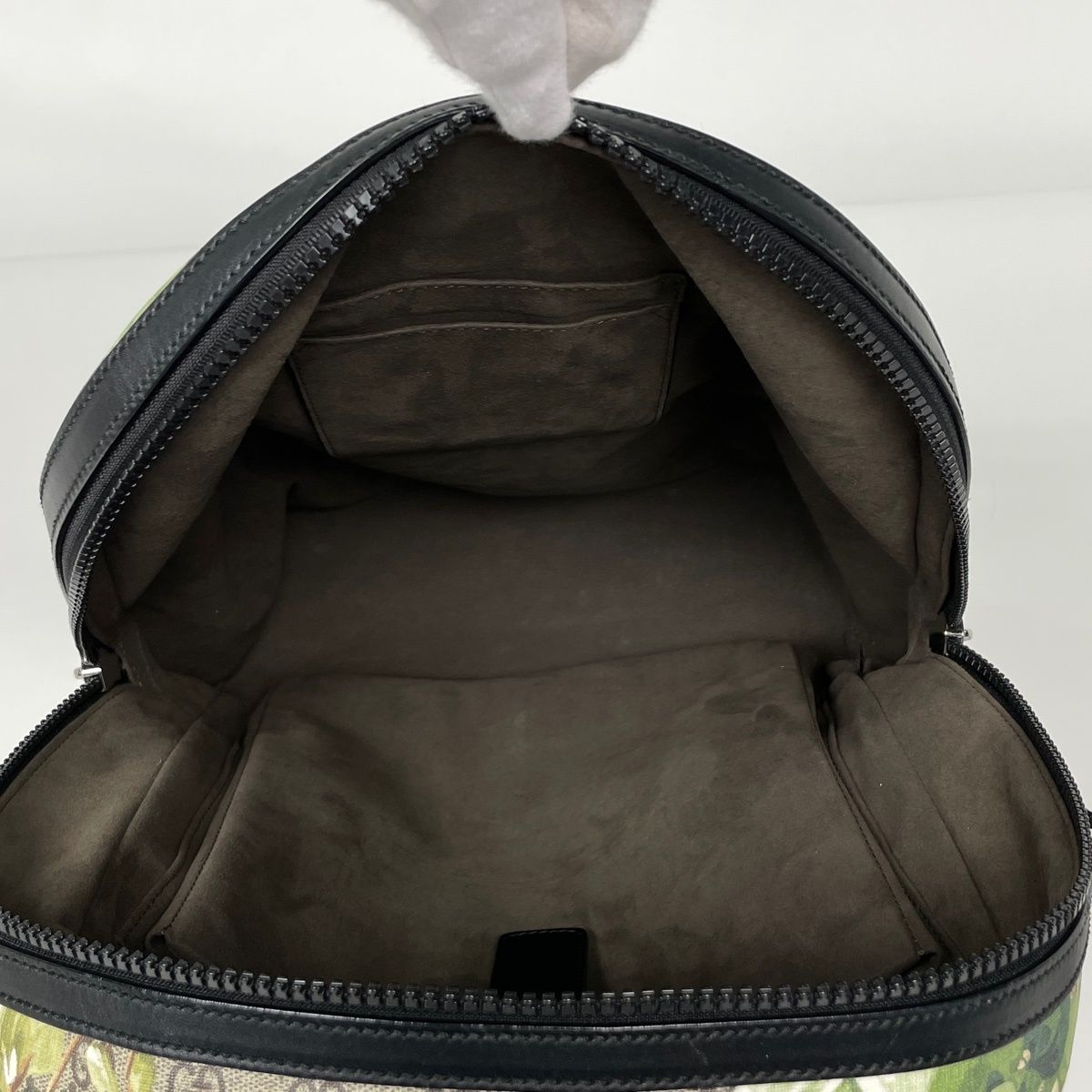 Gucci Backpack GG Blue Mus Flower Supreme Beige Black — view 8