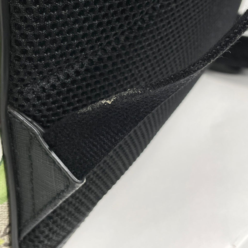 Gucci Backpack GG Blue Mus Flower Supreme Beige Black — view 6
