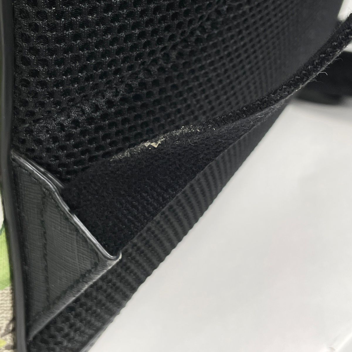 Gucci Backpack GG Blue Mus Flower Supreme Beige Black — view 6