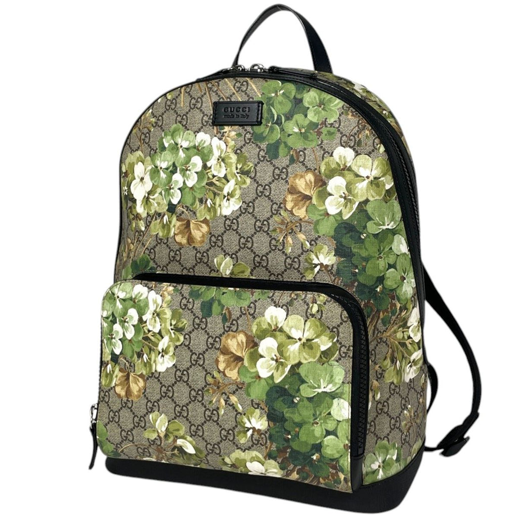 Gucci Backpack GG Blue Mus Flower Supreme Beige Black