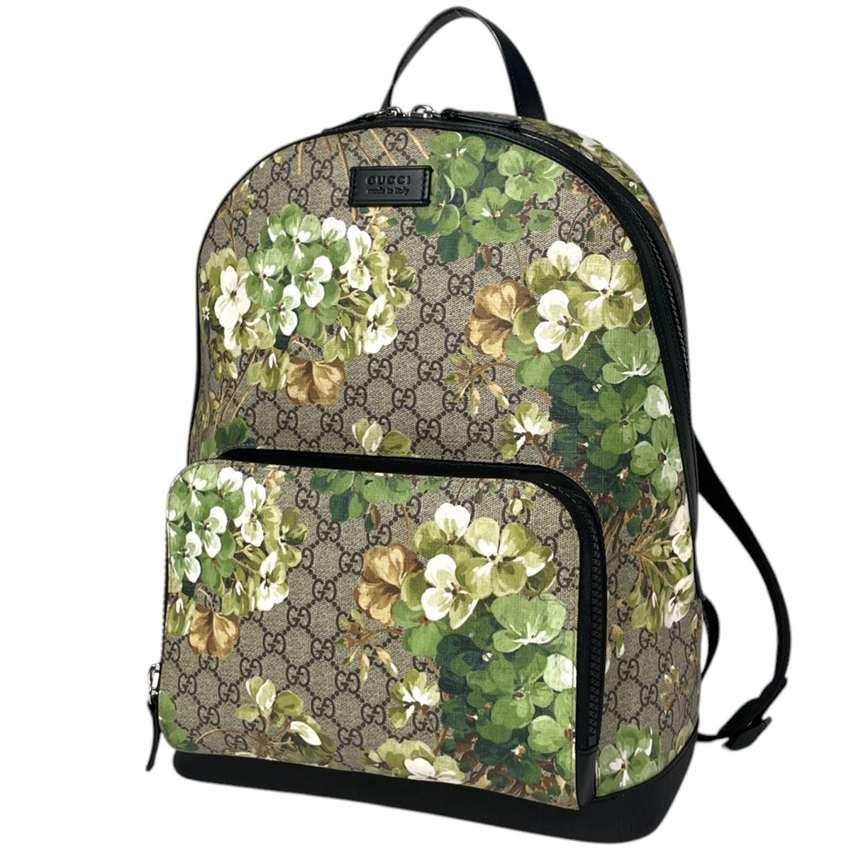 Gucci Backpack GG Blue Mus Flower Supreme Beige Black