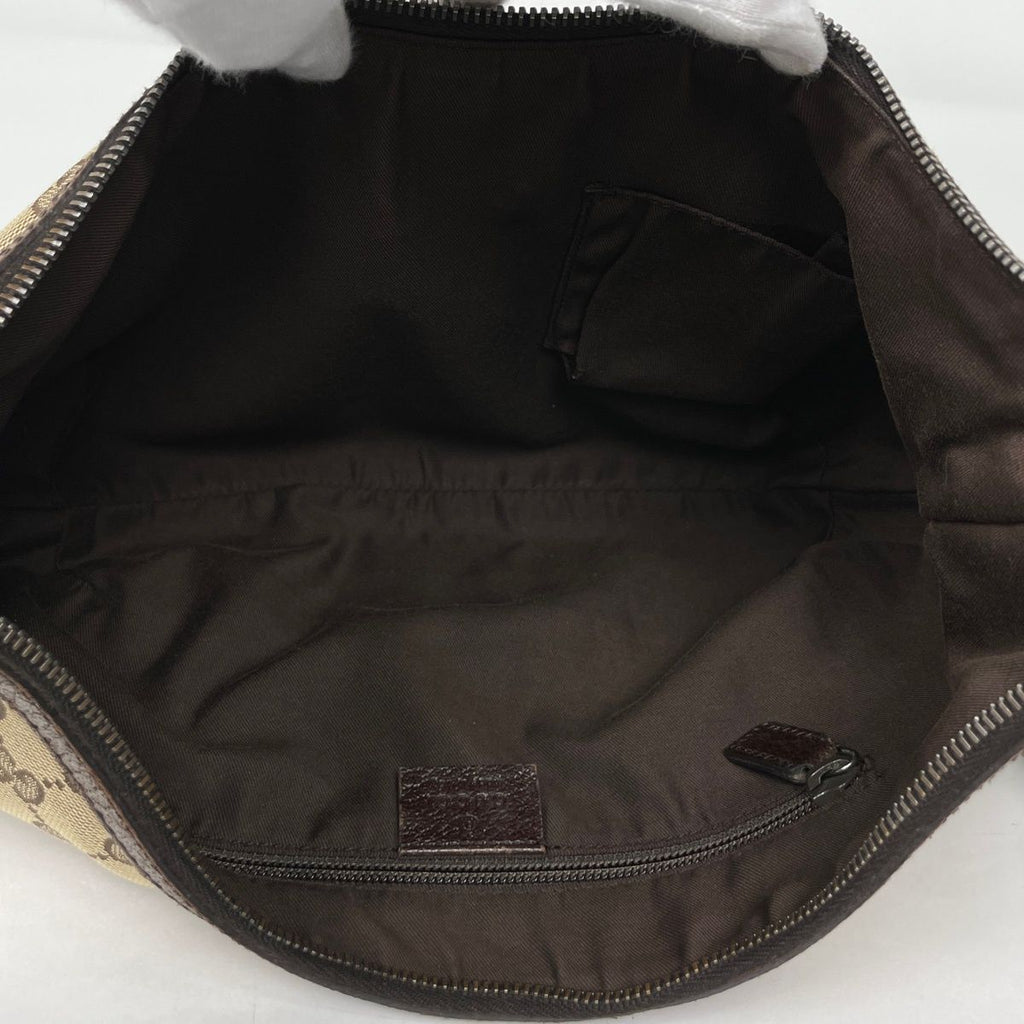 Gucci Shoulder Bag GG Pattern Canvas Beige Brown — view 7