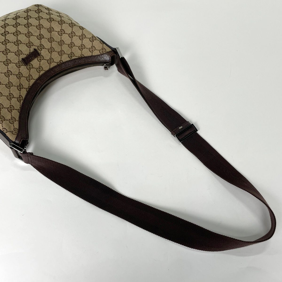 Gucci Shoulder Bag GG Pattern Canvas Beige Brown — view 6