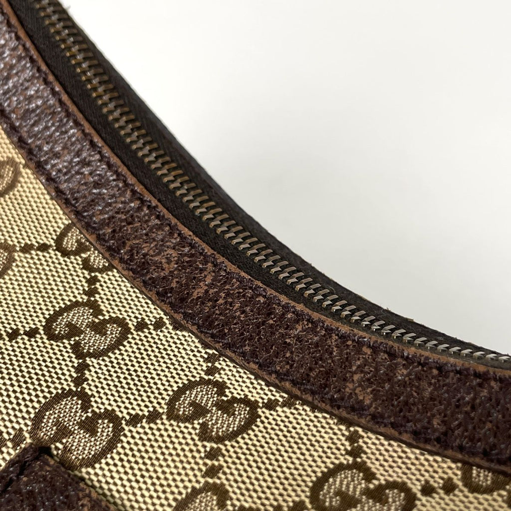 Gucci Shoulder Bag GG Pattern Canvas Beige Brown — view 4