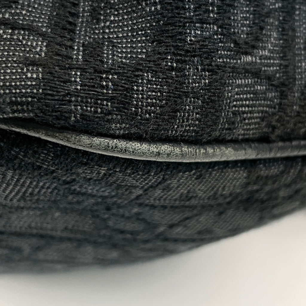 Dior Backpack Oblique Jacquard Trotter Canvas Black — view 5