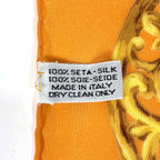 Chanel Scarf CC Logo Bijou Pattern Silk Yellow Multicolor — view 2