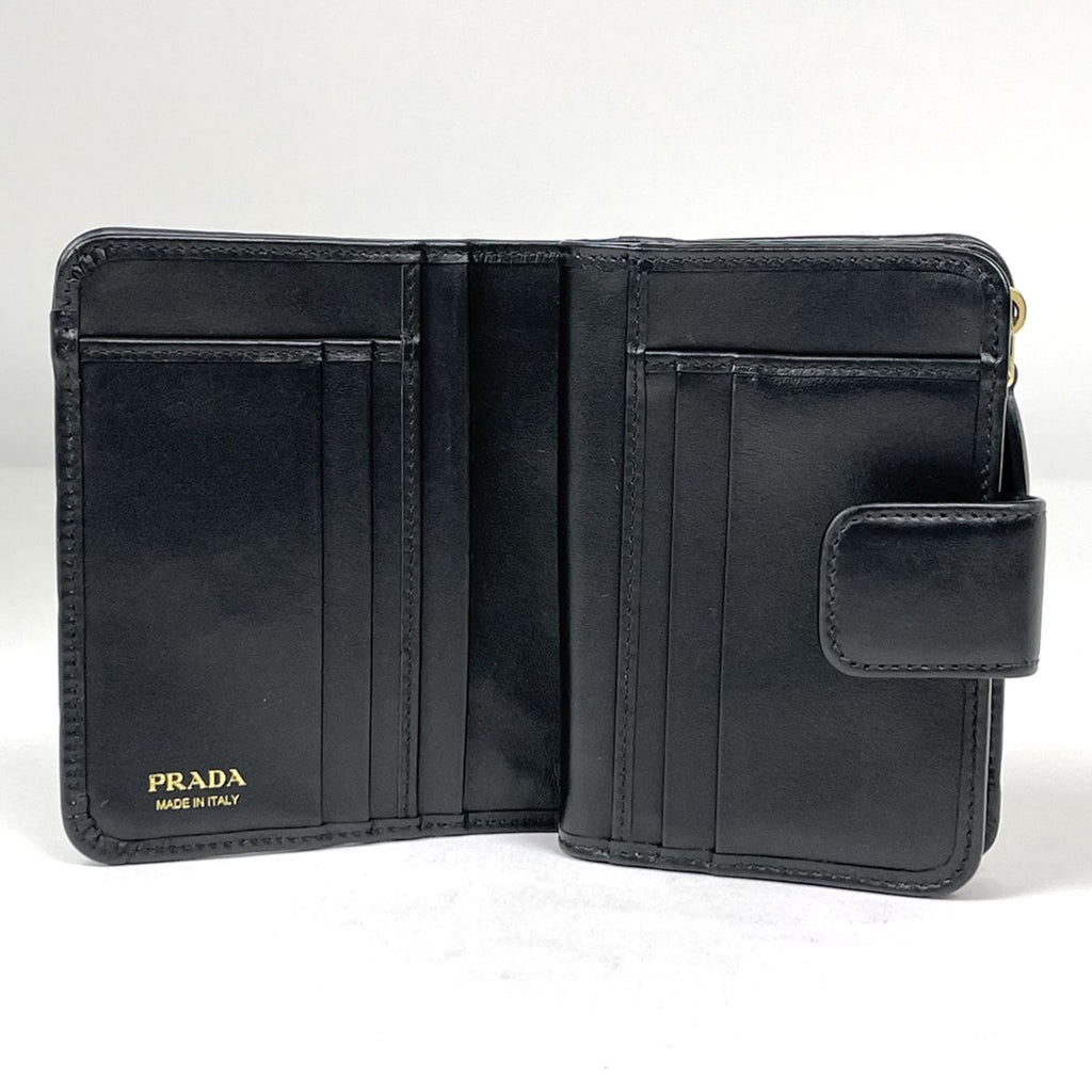 Prada Bifold Wallet Leather Nero — view 7
