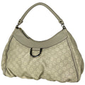 Gucci Shoulder Bag Guccissima Abbey Marais White