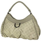Gucci Shoulder Bag Guccissima Abbey Marais White